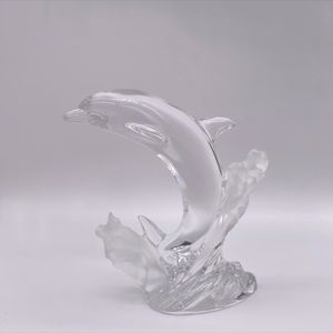 LENOX CRYSTAL DOLPHIN FIGURINE